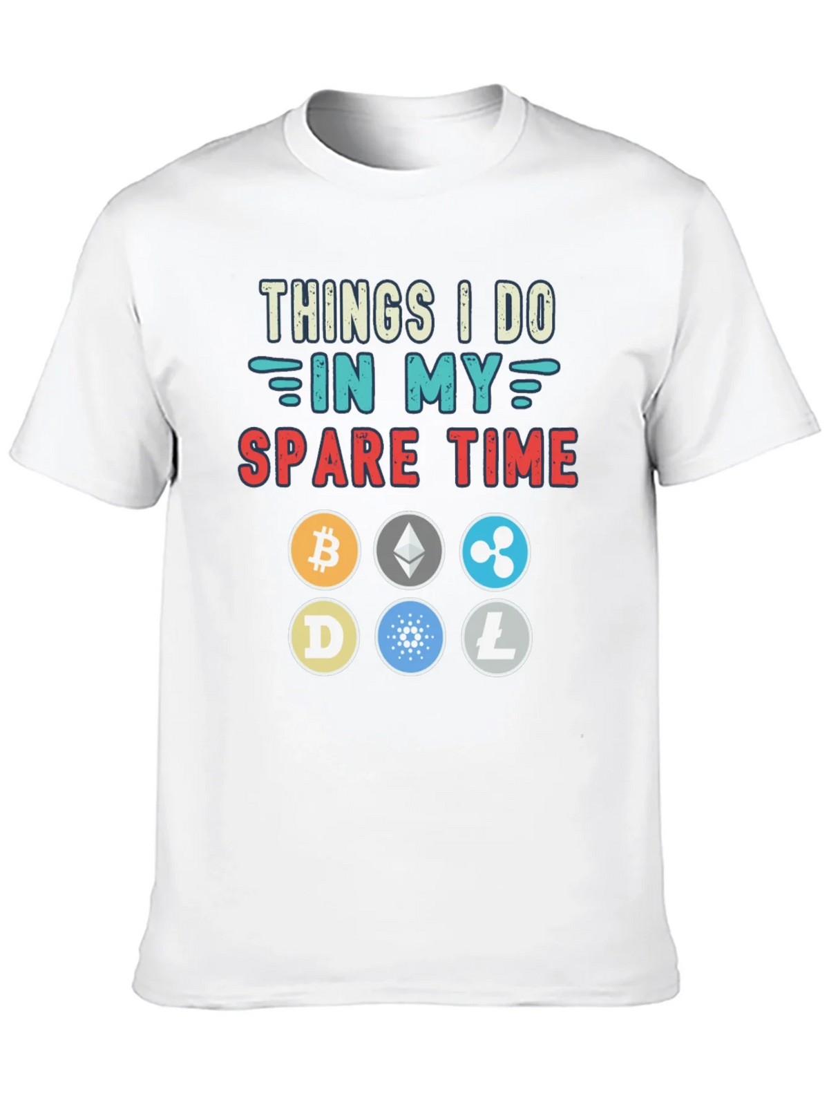 Crypto Lover T-Shirt - Spare Time Hobbies