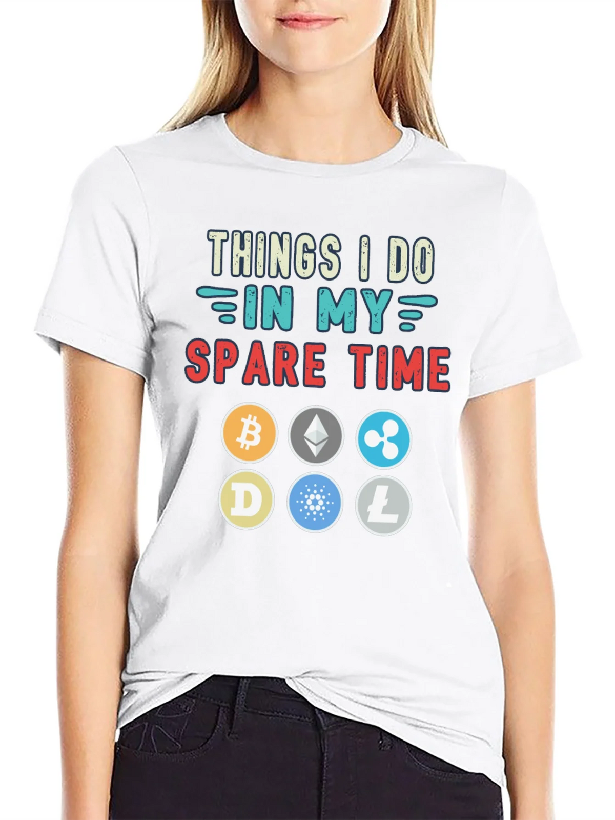 Crypto Lover T-Shirt - Spare Time Hobbies
