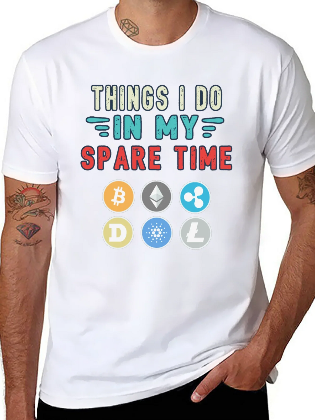 Crypto Lover T-Shirt - Spare Time Hobbies