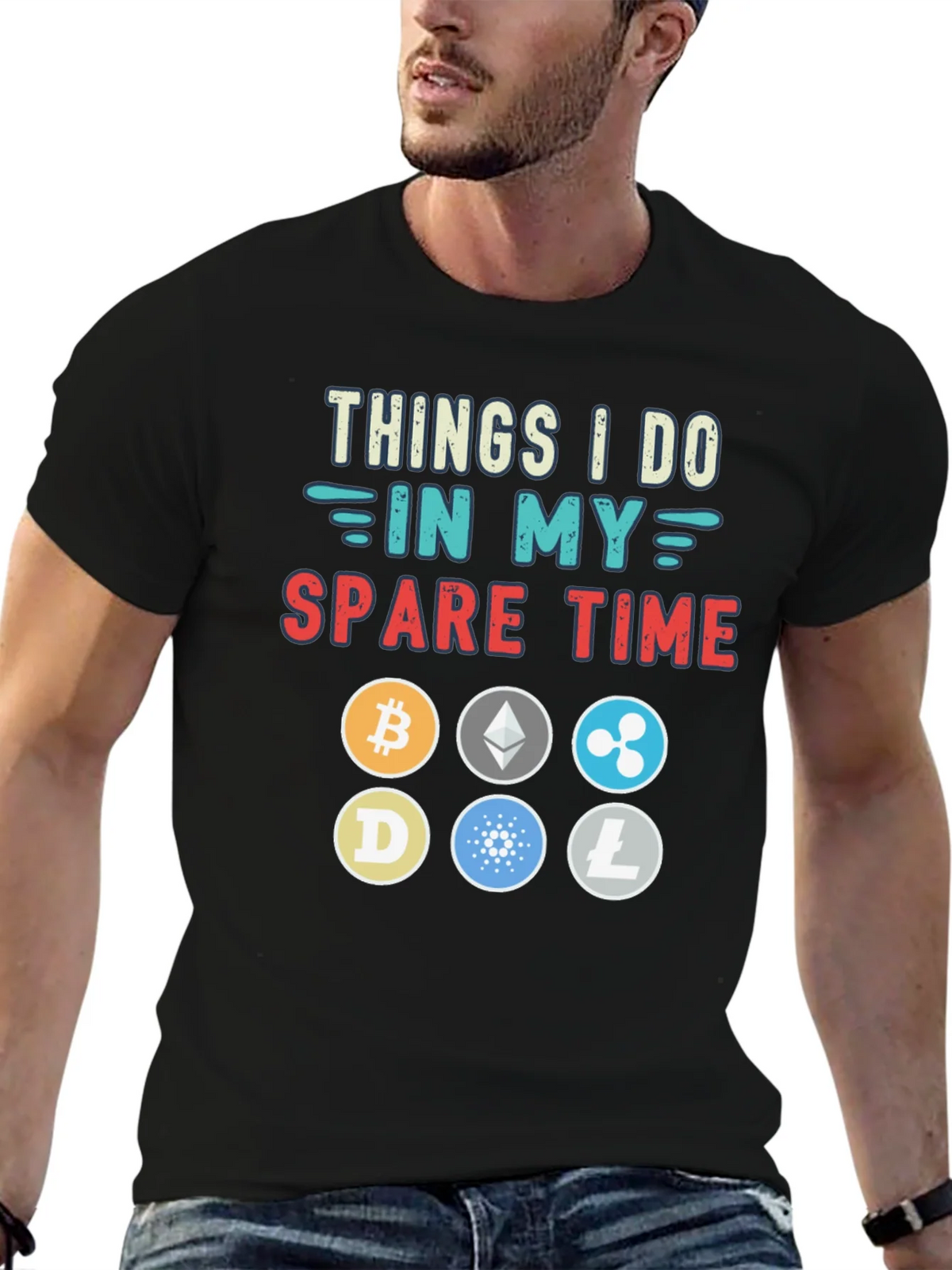 Crypto Lover T-Shirt - Spare Time Hobbies