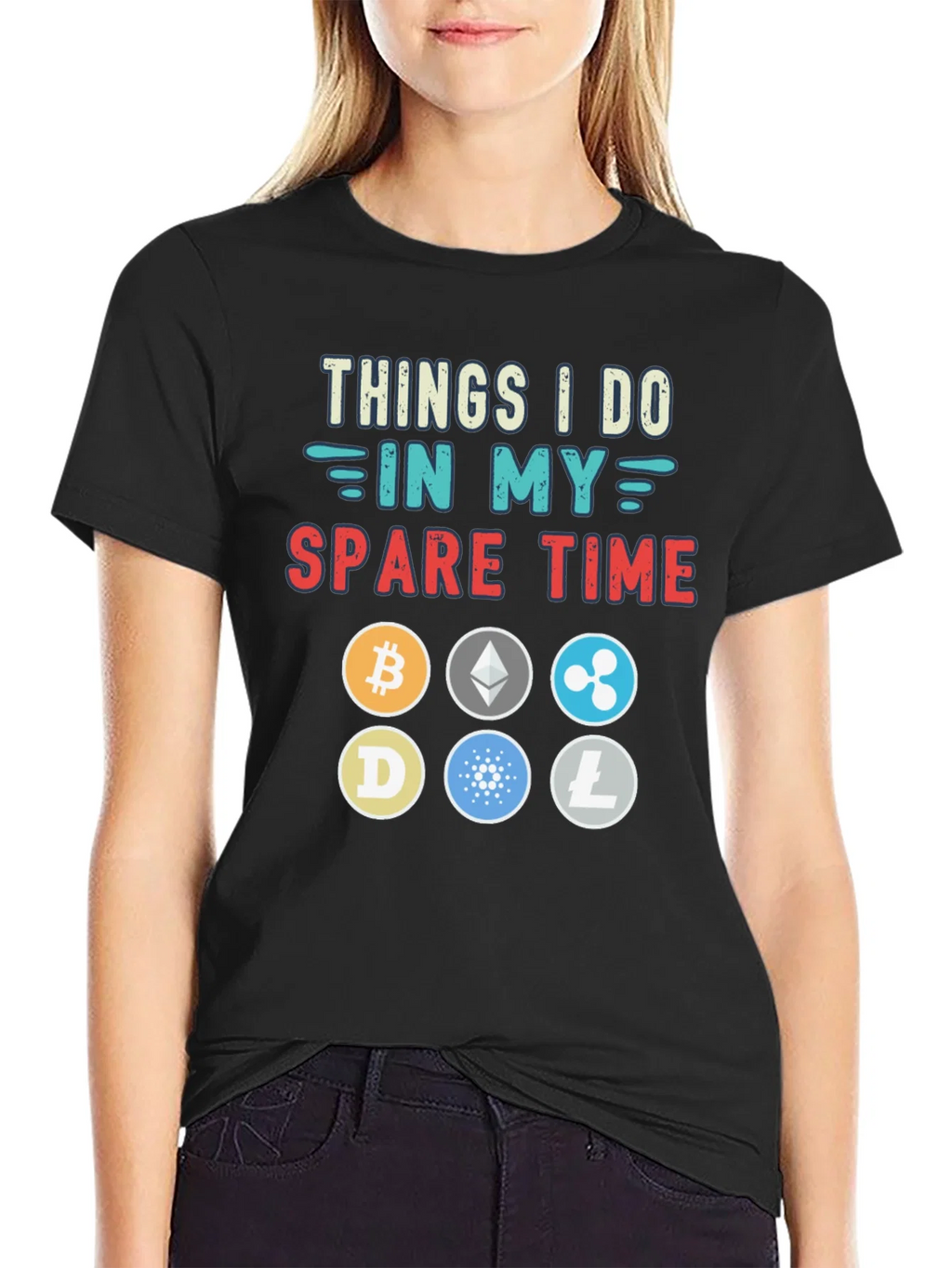 Crypto Lover T-Shirt - Spare Time Hobbies
