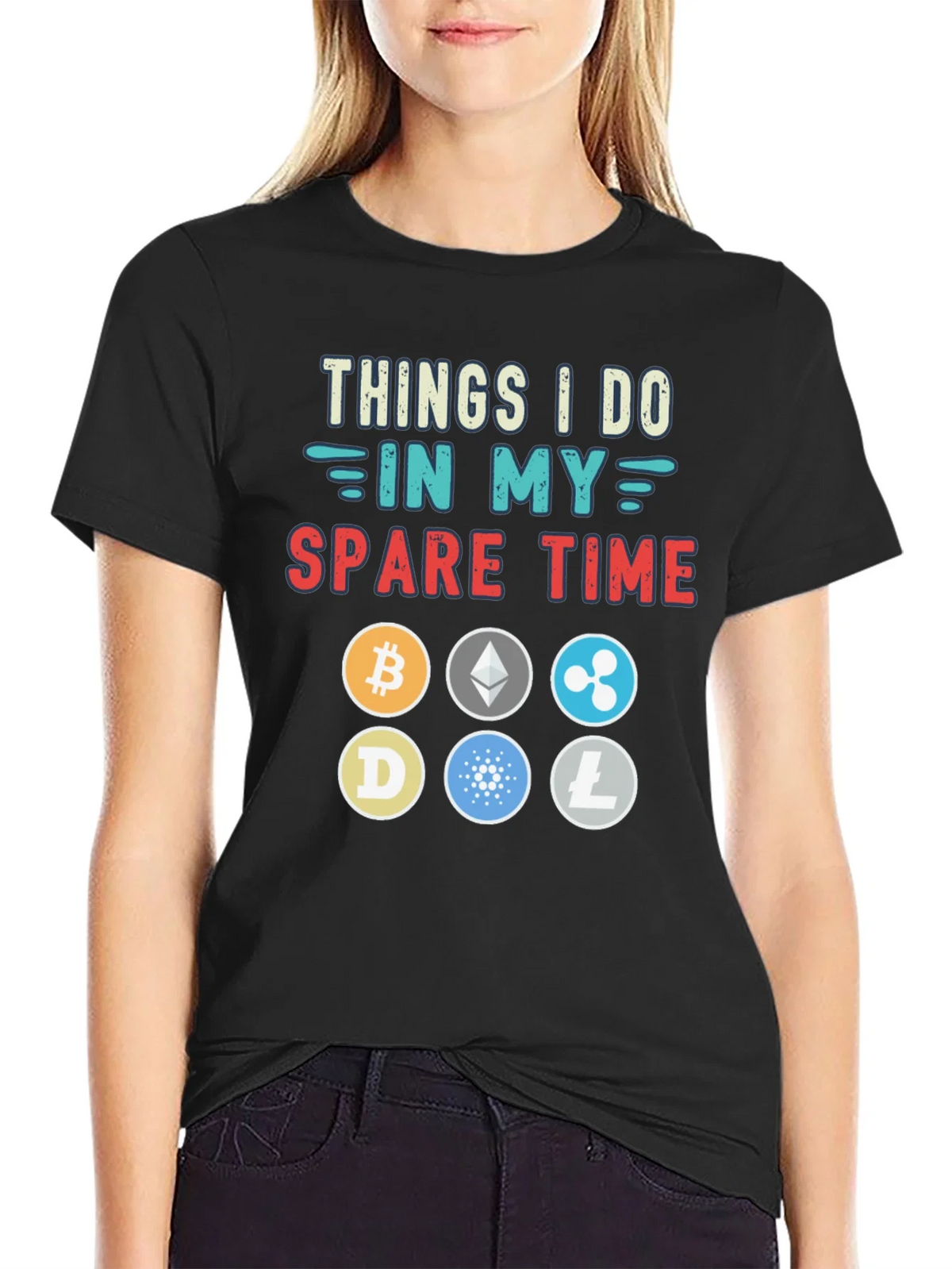 Crypto Lover T-Shirt - Spare Time Hobbies
