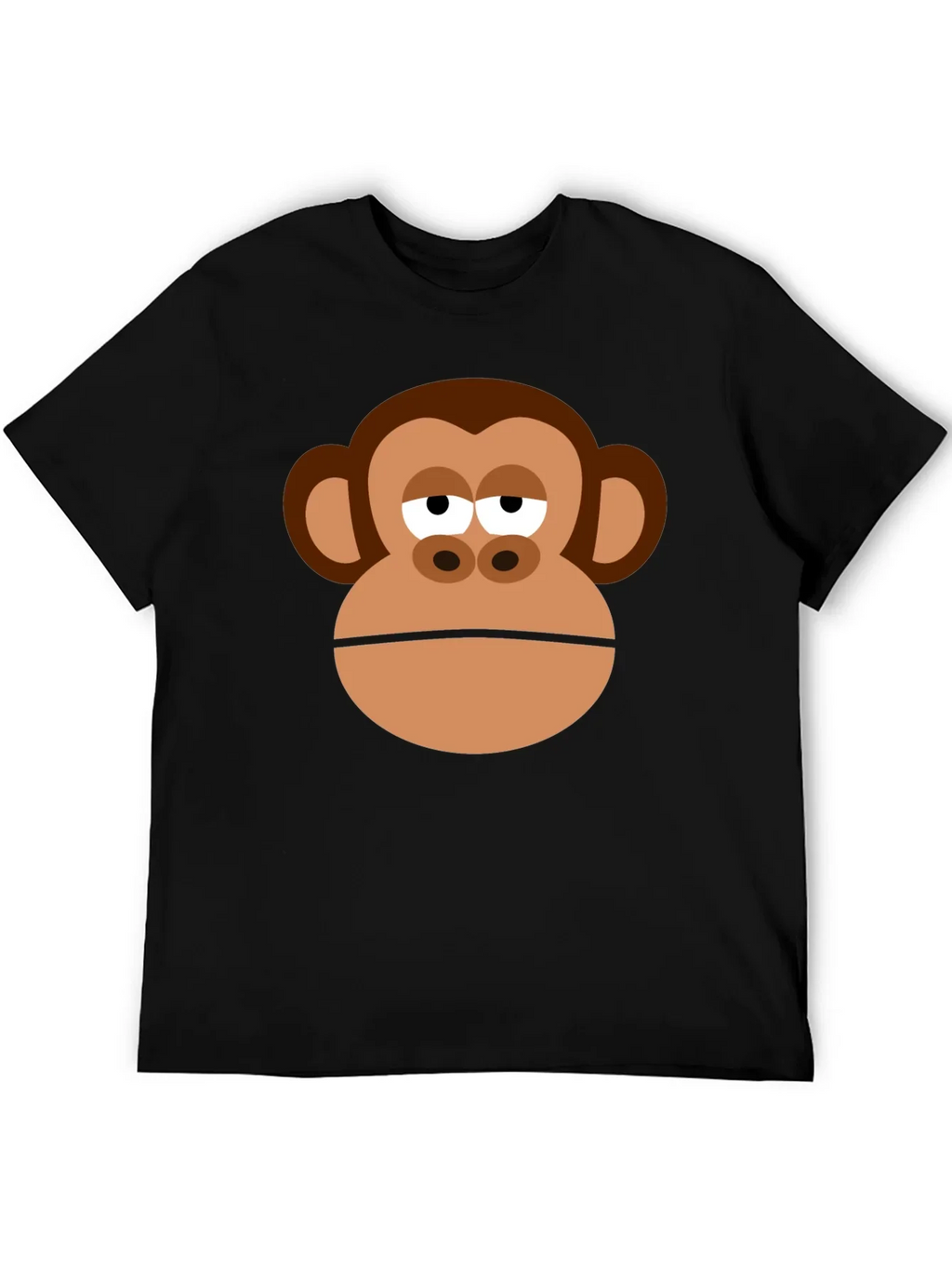 Monkey Face Graphic Tee - Funny Unisex T-Shirt