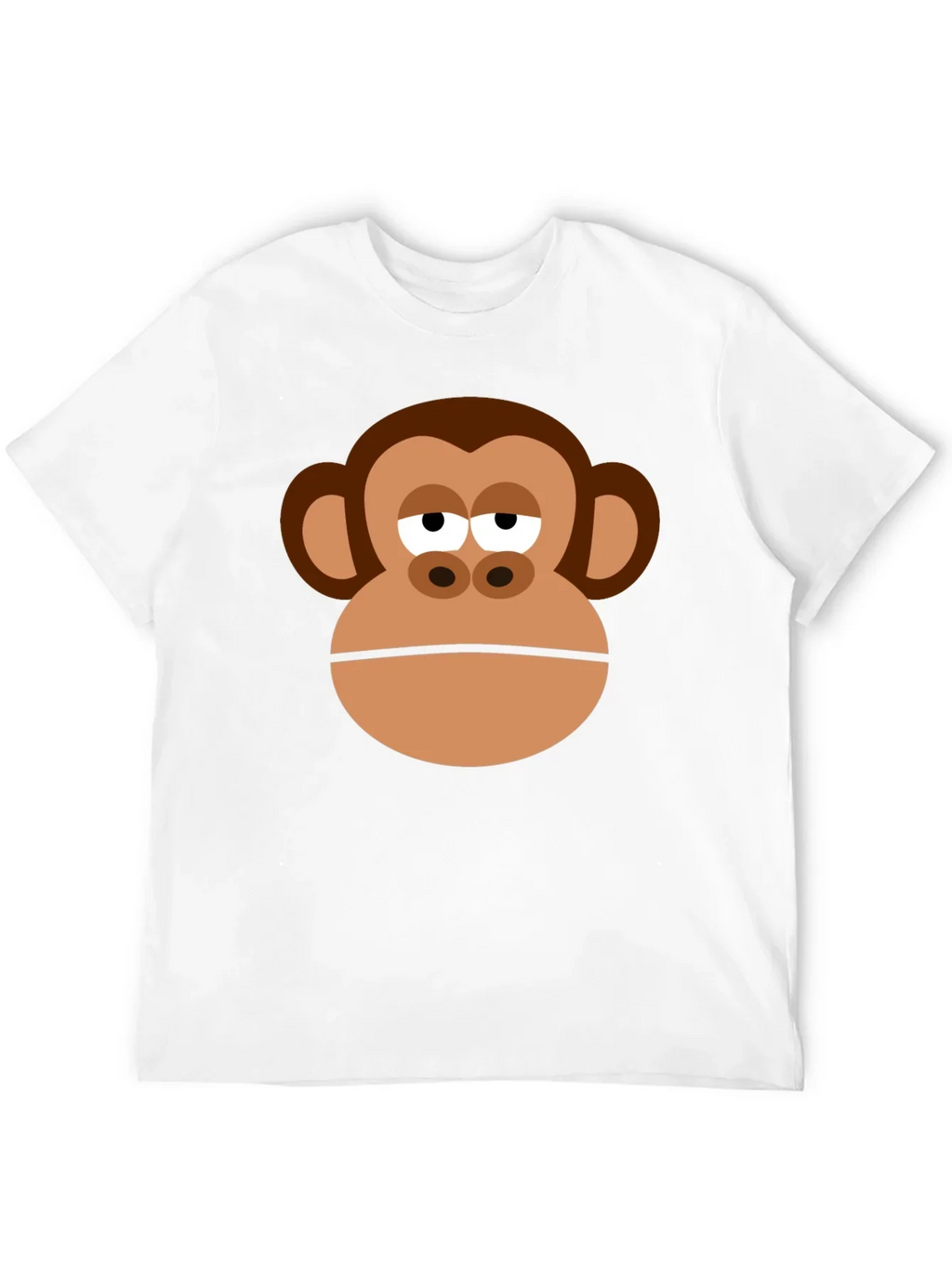 Monkey Face Graphic Tee - Funny Unisex T-Shirt