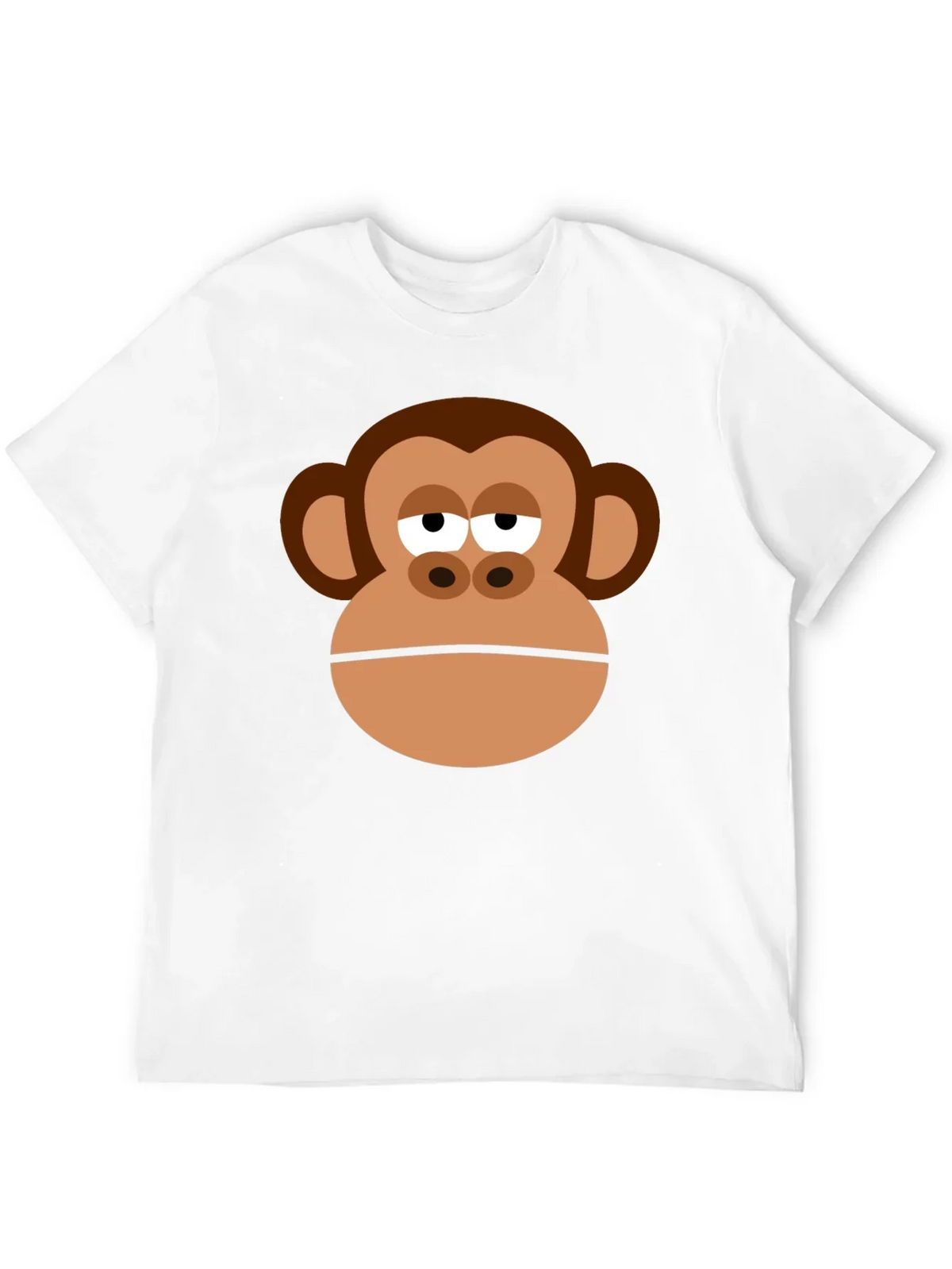 Monkey Face Graphic Tee - Funny Unisex T-Shirt