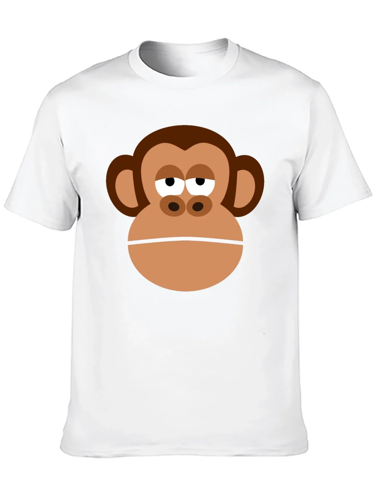 Monkey Face Graphic Tee - Funny Unisex T-Shirt