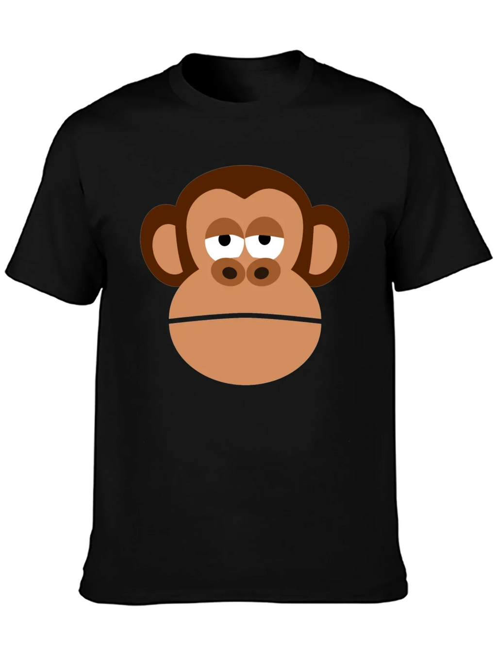 Monkey Face Graphic Tee - Funny Unisex T-Shirt