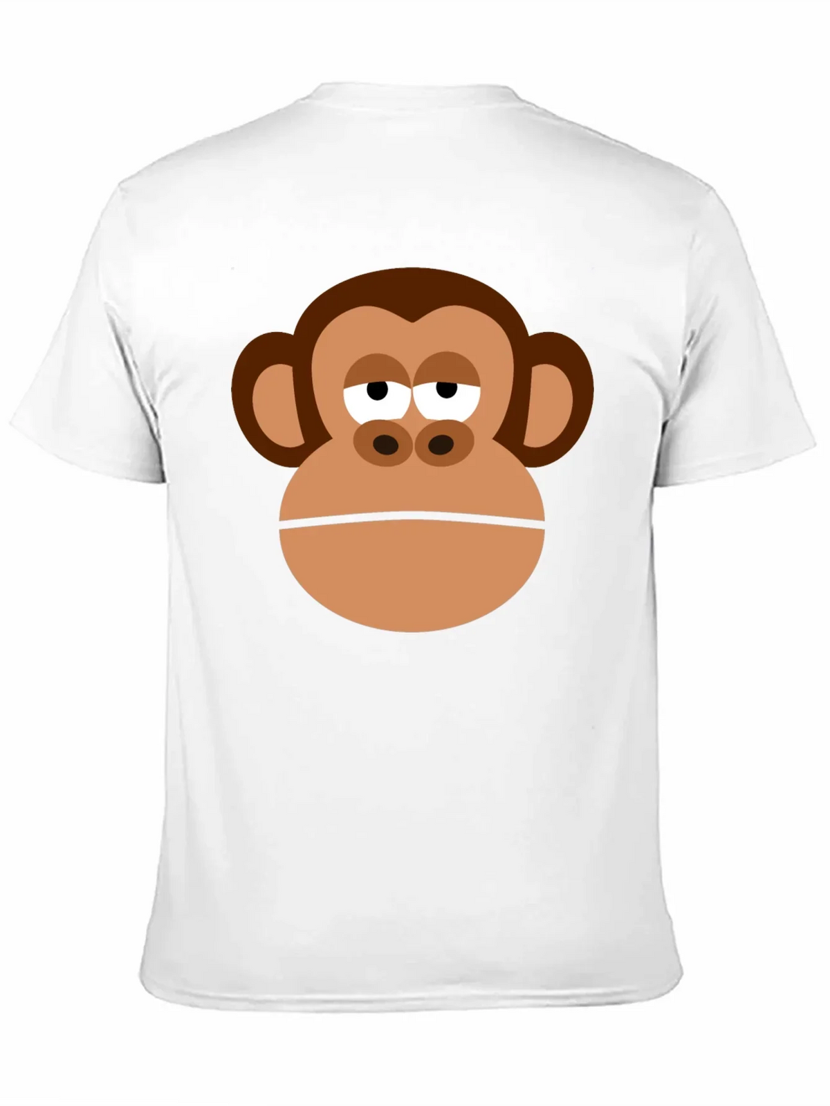 Monkey Face Graphic Tee - Funny Unisex T-Shirt