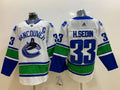 Men's Vancouver Canucks Henrik Sedin #33 White Breakaway Player Jersey1