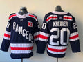 Men's New York Rangers Chris Kreider #20 Navy Player Game Jersey1