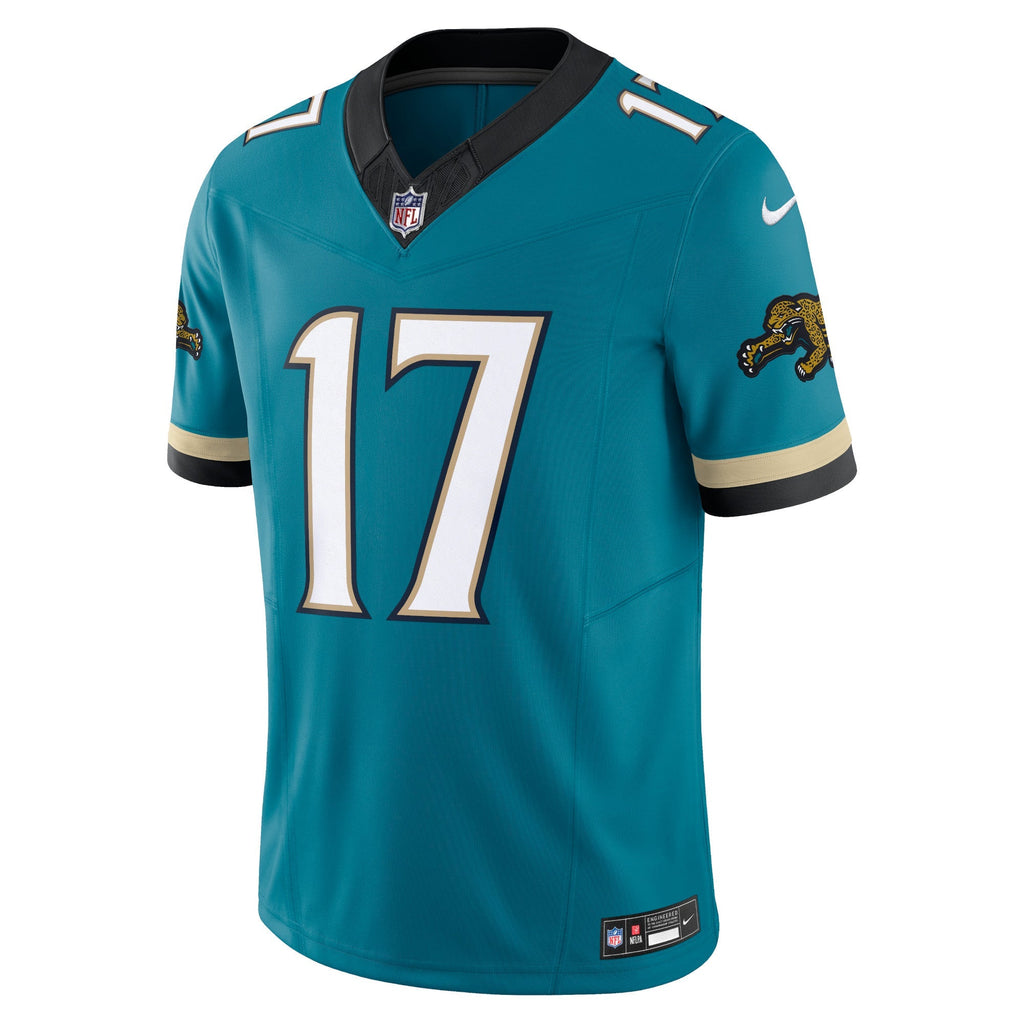 Evan Engram Jacksonville Jaguars Nike Prowler Throwback Vapor F.U.S.E. Limited Jersey - Teal