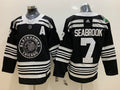 Men's Chicago Blackhawks Brent Seabrook #7 Black Breakaway Jersey1