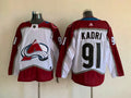 Men's Colorado Avalanche Nazem Kadri #91 White Home Breakaway Player Jersey1