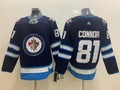 Men's Winnipeg Jets Kyle Connor #81 Navy Player Jersey1