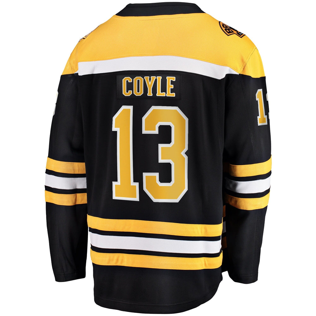 Charlie Coyle Boston Bruins   Home Breakaway  Jersey - Black
