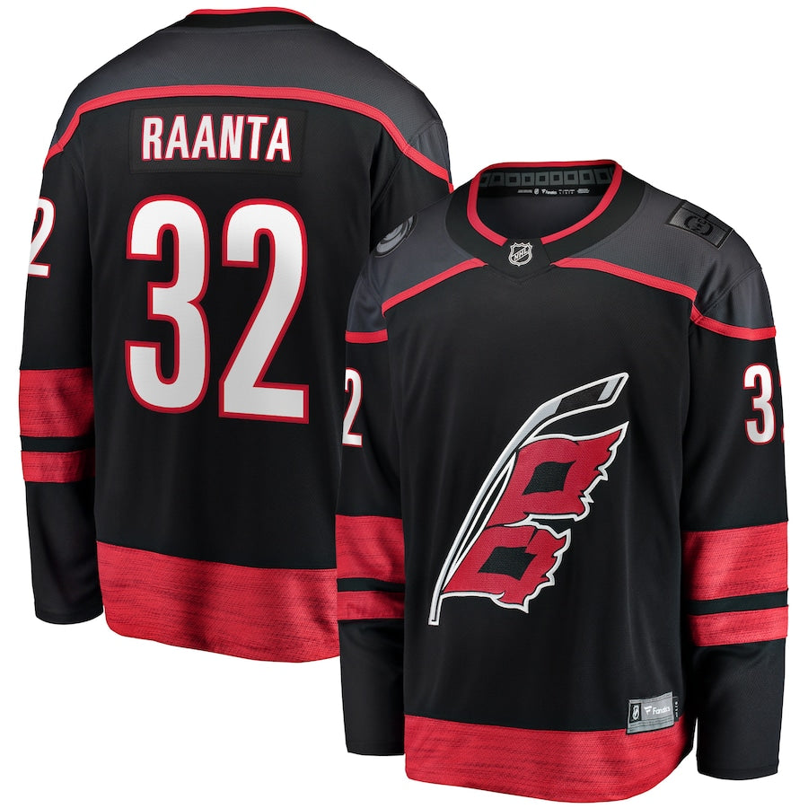Antti Raanta Carolina Hurricanes   Home Breakaway  Jersey - Black