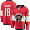 Steven Lorentz Florida Panthers   Home Breakaway Jersey - Red
