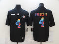 Men's Dallas Cowboys Dak Prescott #4 Black Game Jersey1