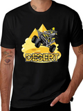 Desert ATV Rider Graphic Tee - Black
