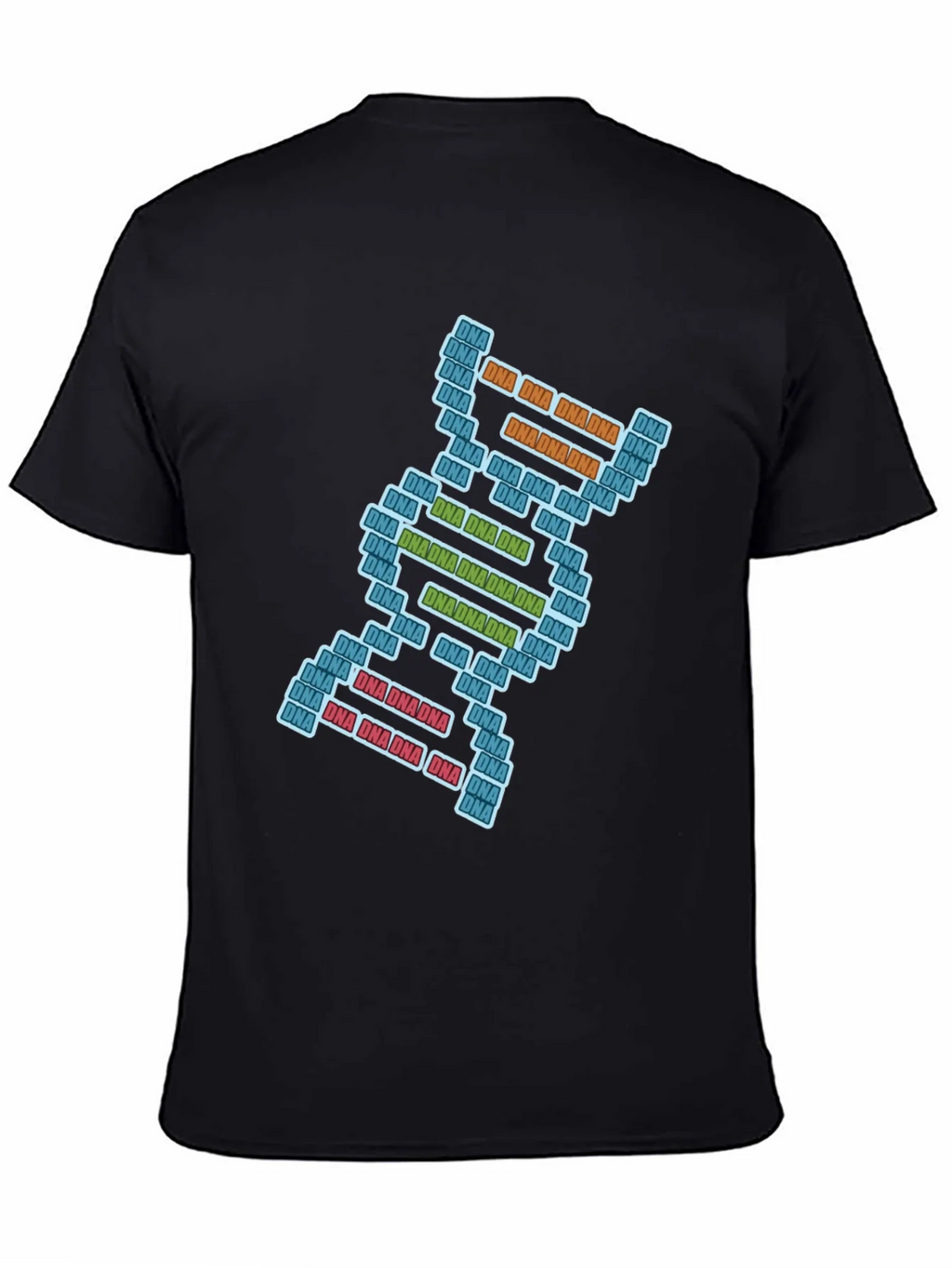 DNA Pixel Art Graphic Tee - Science T-Shirt