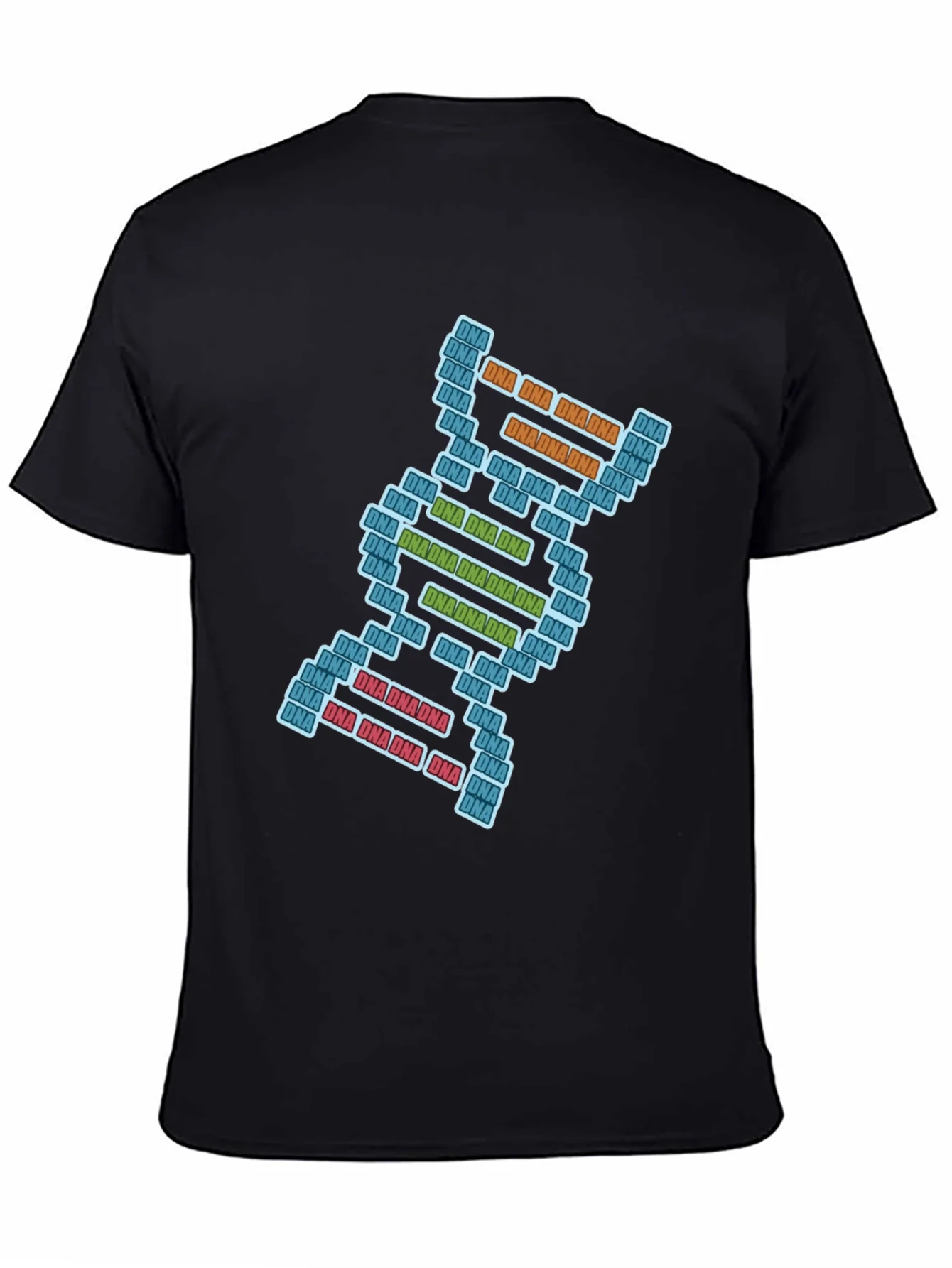 DNA Pixel Art Graphic Tee - Science T-Shirt