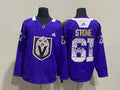 Men's Vegas Golden Knights Mark Stone #61 Blue Breakaway Player Jersey1