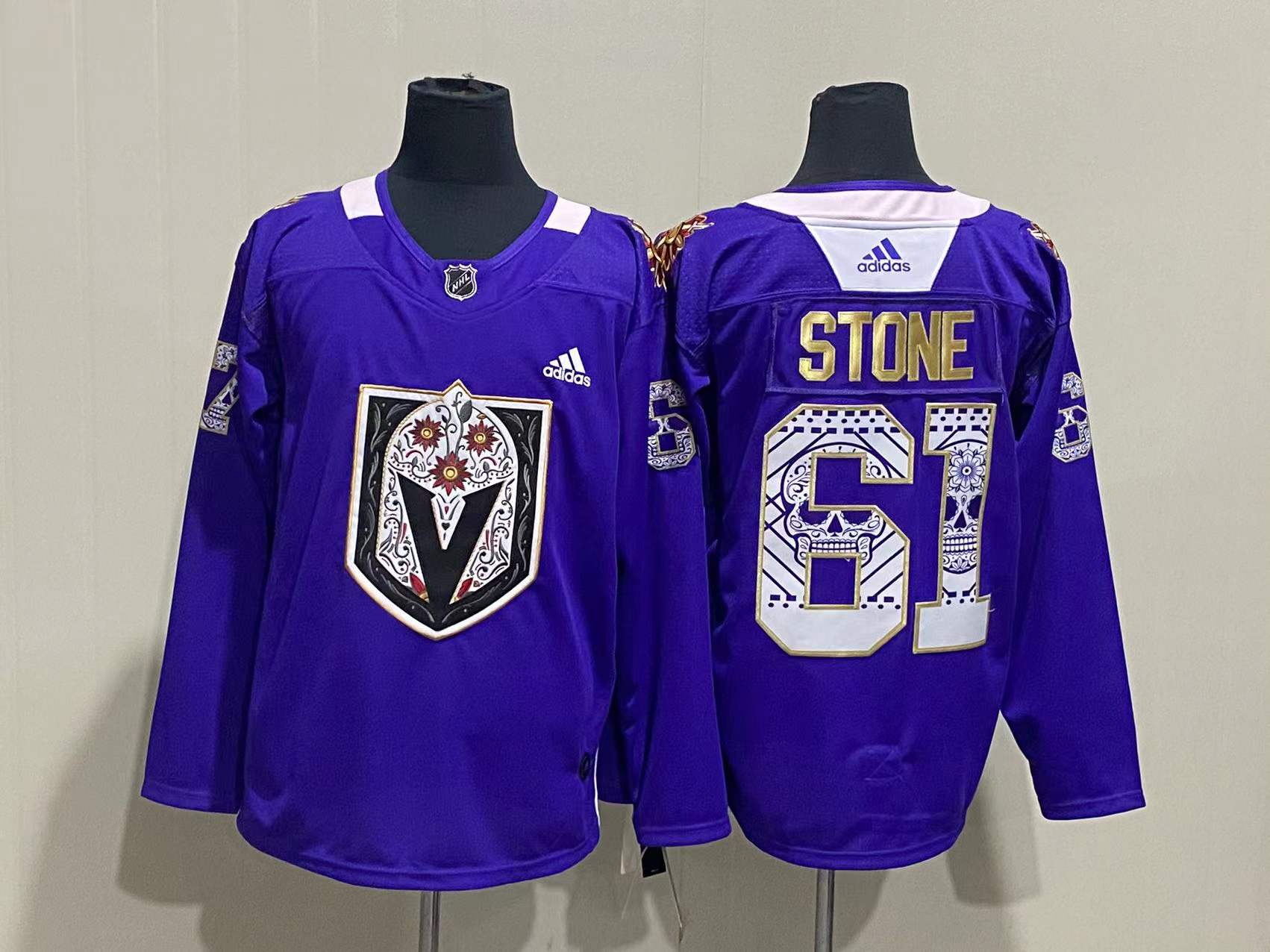 Men's Vegas Golden Knights Mark Stone #61 Blue Breakaway Player Jersey1
