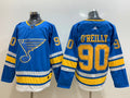Men's St. Louis Blues Ryan O'Reilly #90 Blue Breakaway Jersey1