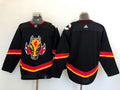 Men's Calgary Flames Black Alternate Primegreen Authentic Blank Jersey1