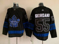 Men's Toronto Maple Leafs Mark Giordano #55 Black Player Game Jersey1