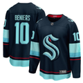 Men's Seattle Kraken Matty Beniers #10 Deep Sea Blue Premier Breakaway Player Jersey1