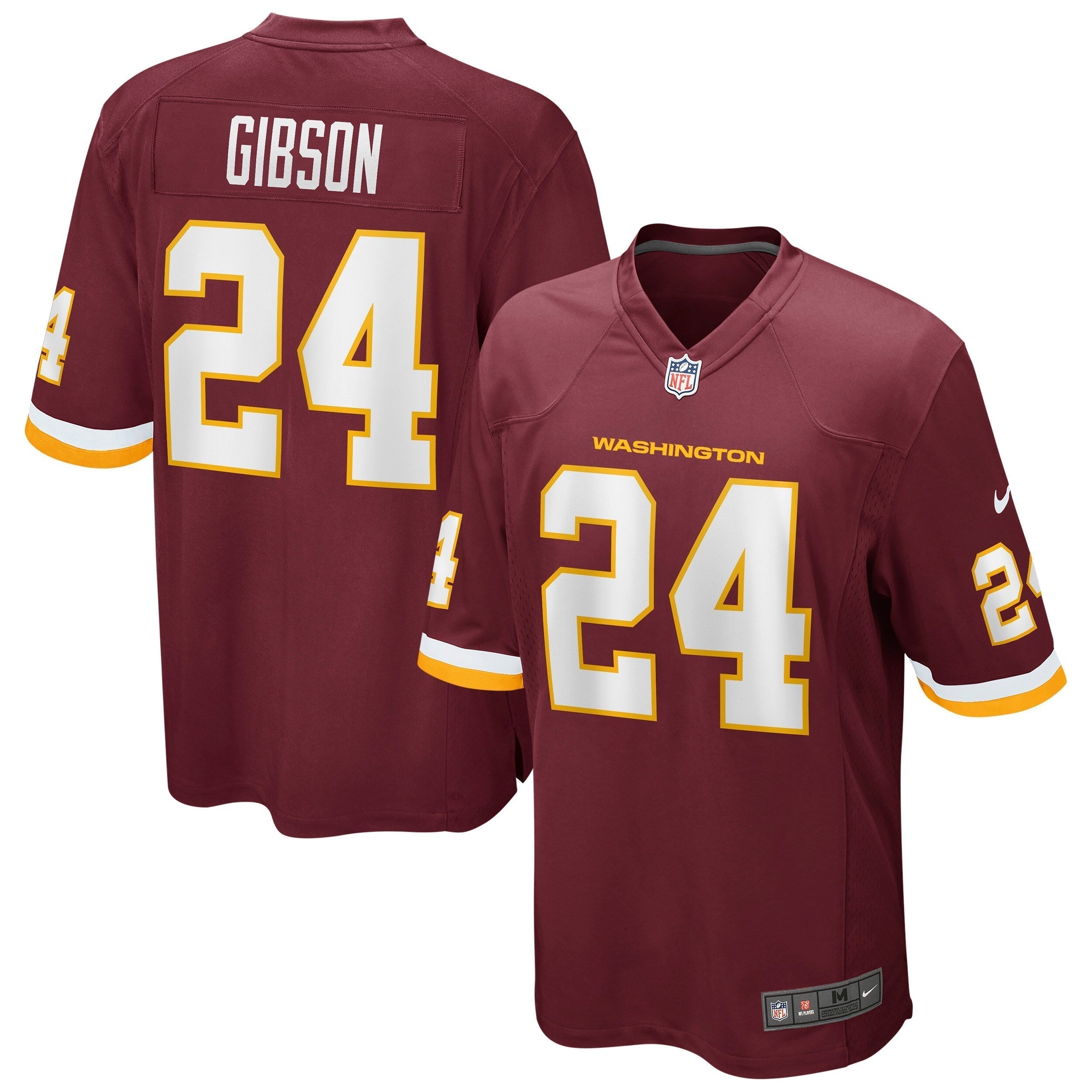 Antonio Gibson Washington Football Team Nike Game   Jersey - Burgundy