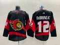 Men's Ottawa Senators Alex DeBrincat #12 Black Player Game Jersey1