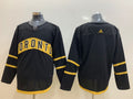 Men's Toronto Maple Leafs Black Blank Jersey1