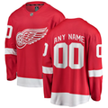Men's Detroit Red Wings Red Home Breakaway Custom Jersey1