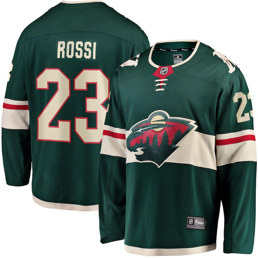 Marco Rossi Minnesota Wild   Home Breakaway  Jersey - Green