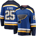 Men's St. Louis Blues Jordan Kyrou #25 Blue Home Team Breakaway Player Jersey1