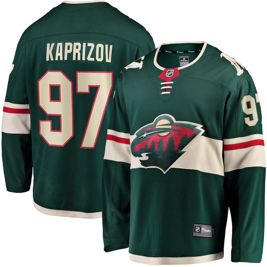 Mats Zuccarello Minnesota Wild   Team Color Breakaway  Jersey - Green