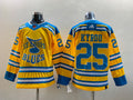 Men's St. Louis Blues Jordan Kyrou #25 Yellow Breakaway Player Jersey1