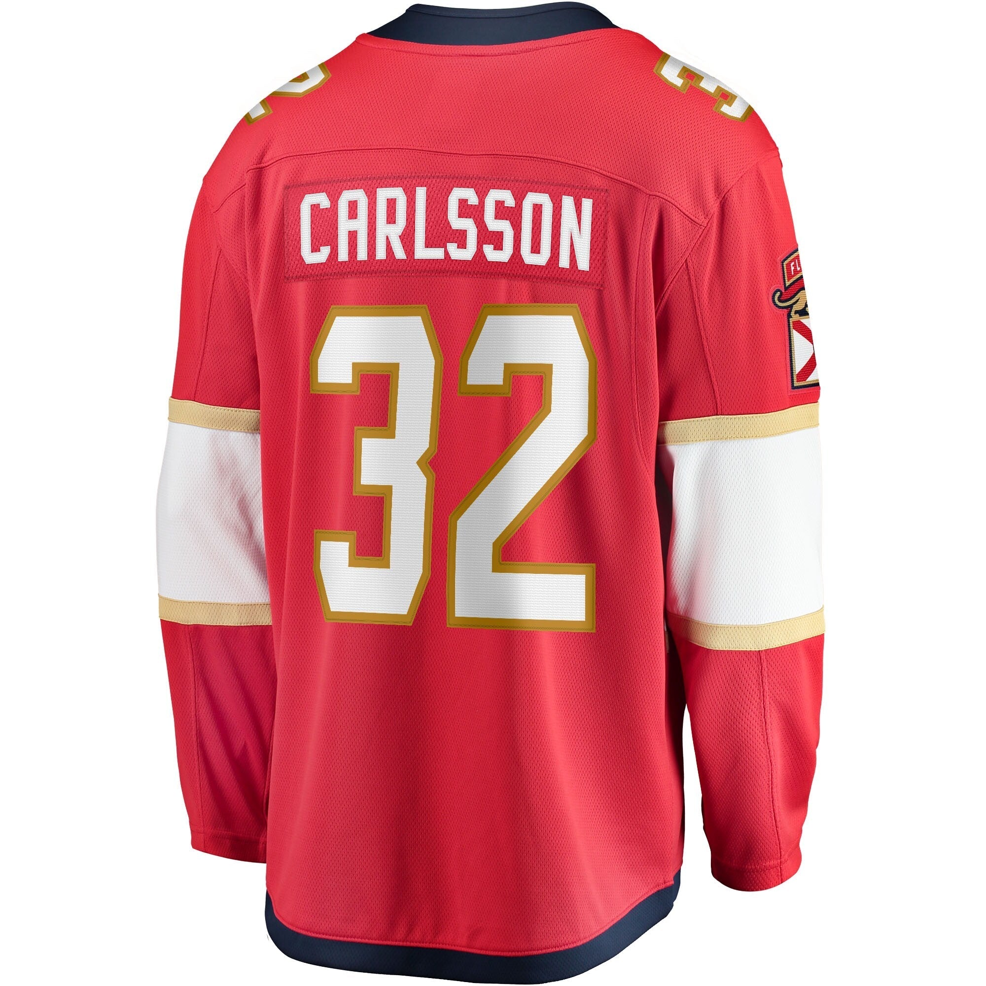 Lucas Carlsson Florida Panthers   Home Breakaway  Jersey - Red