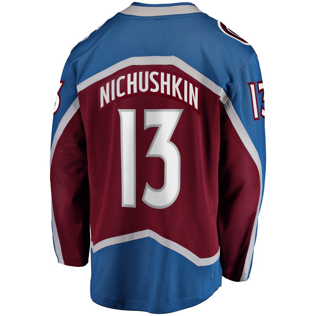 Valeri Nichushkin Colorado Avalanche   Breakaway  Jersey - Burgundy