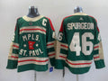Men's Minnesota Wild Jared Spurgeon #46 Green Breakaway Player Jersey1