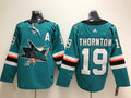 Men's San Jose Sharks Joe Thornton #19 Teal Home Breakaway Player Jersey1