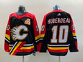 Men's Calgary Flames Jonathan Huberdeau #10 Black Breakaway Player Jersey1