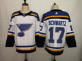 Men's St. Louis Blues Jaden Schwartz #17 White Breakaway Player Jersey1