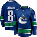 Men's Vancouver Canucks Conor Garland #8 Blue Home Breakaway Jersey1