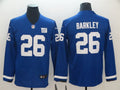 Men's New York Giants Saquon Barkley #26 Blue Game Player Jersey1