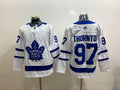 Men's Toronto Maple Leafs Joe Thornton #97 White Player Game Jersey1