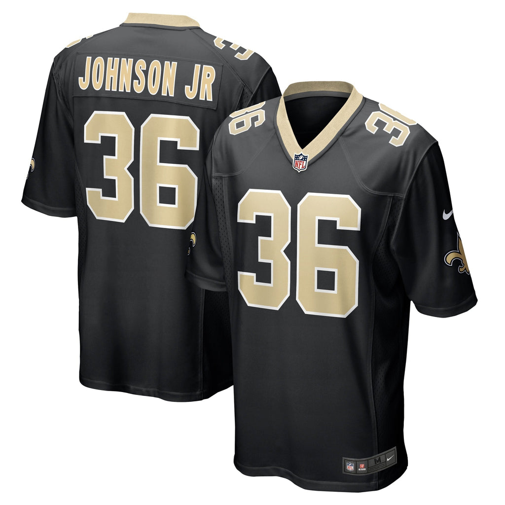 Anthony Johnson New Orleans Saints Nike Team Game Jersey -  Black