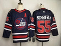 Men's Winnipeg Jets Mark Scheifele #55 Navy Player Jersey1
